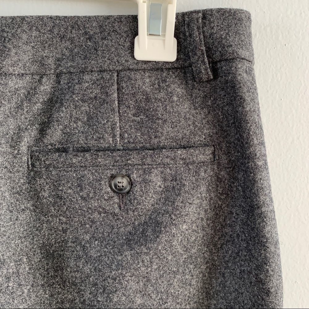 100% Virgin Wool Pants Straight Leg​ Pendleton Slacks Gray Size 8 Medium - Picture 8 of 9